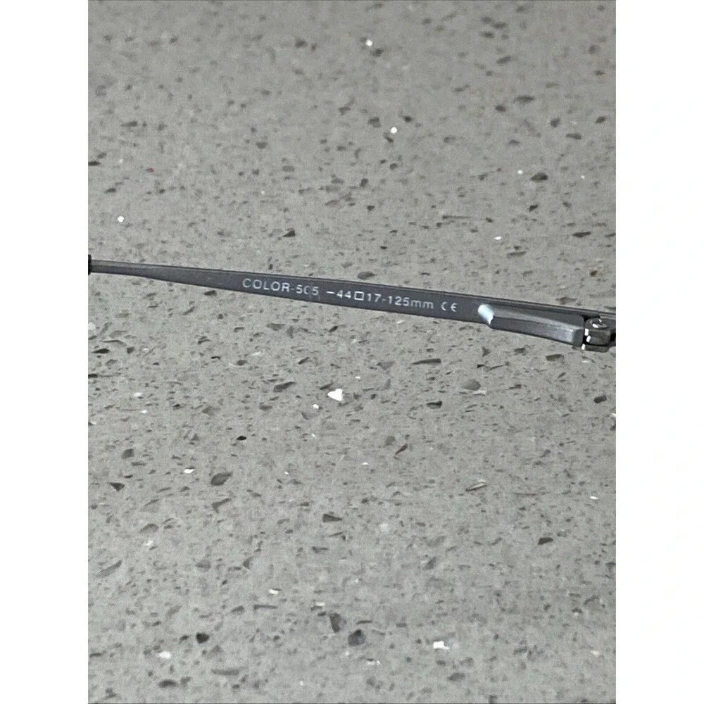 Espirit ET9300 Eyeglasses Frames ONLY Black Youth Silver Flexhinge 44-17-125